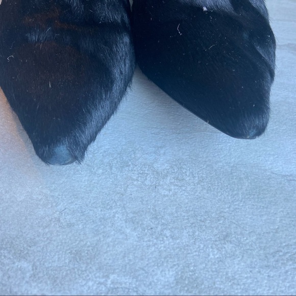 SENSO Paloma Black calf Hair Block Heel Booties size 36 leather - Picture 7 of 9